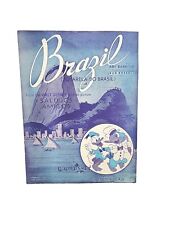 Antigo 1942 'Brasil' De Walt Disney Motion Pic SALUDOS AMIGOS  comprar usado  Enviando para Brazil