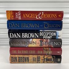 Lote de 6 Libros Dan Brown Set Completo Serie de Robert Langdon Código Da Vinci HC segunda mano  Embacar hacia Argentina