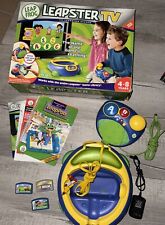 Leap Frog Leapster Educational TV Learning System & Controller & 3 Games, used for sale  Shipping to South Africa