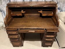 oak roll desk for sale  SKIPTON