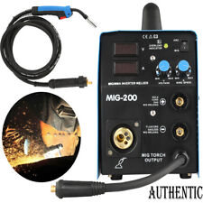 MIG Welder Inverter Gas / Gasless MMA 3in1 IGBT 240V 220 amp DC Machine for sale  SOUTHALL