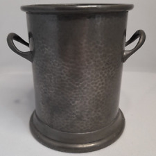 Vintage Hand Beaten Pewter Tankard Beer Jug - Made in Sheffield England - 16cm for sale  Shipping to South Africa