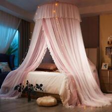 Princess Dome Mosquito Net Double Layer Lace Bed Mantle Insect Reject Bed Canopy for sale  Shipping to South Africa