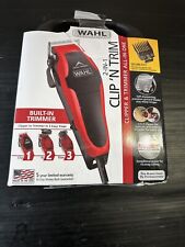 Conjunto de kit aparador cortador de cabelo Wahl profissional barbeiro salão de barbeiro comprar usado  Enviando para Brazil