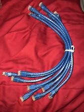 8 Pack Lot GIGA LAN 1 'ft CAT6 Ethernet Patch Cable Cord 550 MHz *Slightly Used* for sale  Shipping to South Africa