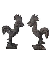 Antigo Antigo Dhokra Esculturas de Animais Galos Bronze Indiano Mítico Lote De 2 comprar usado  Enviando para Brazil
