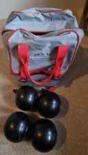 Set of 4 Bowling Bowls Size 4 7/8 with Bag Used Condition Fast Delivery UK for sale  Shipping to South Africa