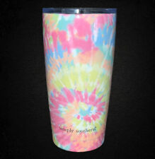 Aço Inoxidável Simply Southern Café De Viagem Tumbler-Multi Cor Tie-Dye comprar usado  Enviando para Brazil