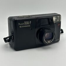 Chinon Pocket Dual AF P 35mm Film Zoom Point and Shoot Camera Black Tested Works, used for sale  Shipping to South Africa
