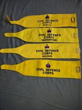 Civil defence armbands for sale  RUGELEY