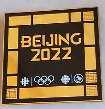 Broche de imprensa 2022 Pequim Olympic CBC Canadá grande mídia  comprar usado  Enviando para Brazil