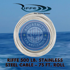 RIFFE 500 lb. 1/16″ Stainless Steel NON-COATED Cable – 75 ft. Roll, used for sale  Shipping to South Africa