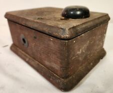 Antigua caja de campana de teléfono de madera para repuestos segunda mano  Embacar hacia Argentina