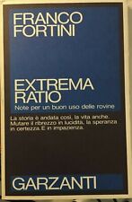 Fortini extrema ratio usato  Roma