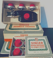 Usado, Vintage Singer Zig Zagger Automático com 7 Padrões Caixa Original Manual 1954-55 comprar usado  Enviando para Brazil