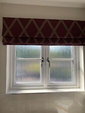 Burgundy geometrical pattern for sale  BASINGSTOKE