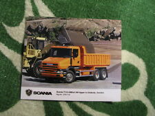 Folheto de caminhão basculante Scania T114 GB6x4 340 prospekt foto de fábrica comprar usado  Enviando para Brazil