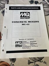Multiquip concrete mixer for sale  Keno