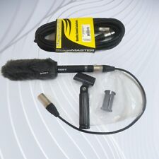 Microfone condensador Sony Shotgun Electret ECM-VG1 com cabo. comprar usado  Enviando para Brazil