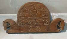 Antiguo juego de caballos tallados en madera/decoración de pared Rajasthan/tablero de cabecera segunda mano  Embacar hacia Argentina