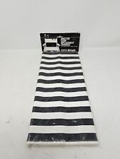 Vintage YU SHAN Directors Chair Cover Replacement Canvas Black White Stripe New for sale  Shipping to South Africa