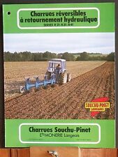 ▬►Prospectus Charrues  Reversibles SOUCHU-PINET Tracteur Someca Massey IH, occasion d'occasion  Marcillat-en-Combraille