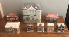 Lidded house tins for sale  Cartersville