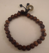 Men's Beaded Bracelet Hand Crafted  Beautiful Solid Beech Wood With An Elegant for sale  Shipping to South Africa