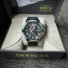 Invicta Aviator relógio cronógrafo masculino 51mm arco-íris silicone iridescente 28104, usado comprar usado  Enviando para Brazil