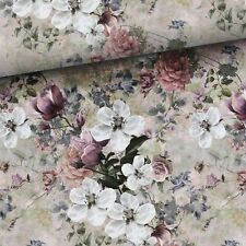 Tkanina bawełniana towar na metry patchwork kwiaty róże vintage dom wiejski na sprzedaż  Wysyłka do Poland