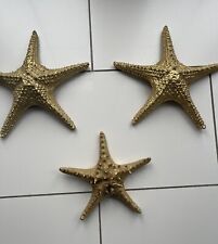 Three gold starfish for sale  SHEFFIELD