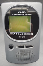CASIO LCD TV Portátil 480 Bolsillo Color Televisión Modelo TV Probado UHF VHF segunda mano  Embacar hacia Argentina