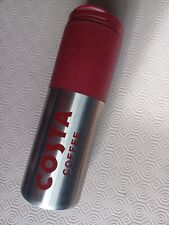 Used, Costa Coffee 16oz Travel Mug Stainless Steel Raspberry Red for sale  Shipping to South Africa