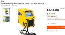gys smart mig 140amp mig mag welder gas/gasless 140a 13amp plug industrial for sale  KEIGHLEY