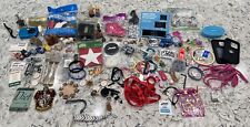 Junk Drawer Lot Vintage Kids Random Pins Bracelets Laces Lanyards Tokens Art for sale  Shipping to South Africa