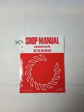 Manual de servicio de reparación de taller generador Honda Ex650 G7212, usado segunda mano  Embacar hacia Argentina