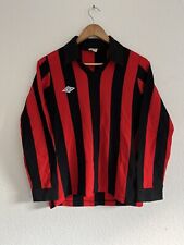 Camisa Umbro De Colección Años 70 Plantilla Negra/Roja Mangas Largas #7 Talla M segunda mano  Embacar hacia Mexico