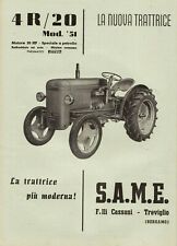 Pubblicita 1951 trattore usato  Biella