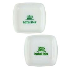 Usado, Hotel Ibis FRANÇA Vintage Saboneteira Conjunto de 2 Cinzeiros Lembrança Copo de Leite comprar usado  Enviando para Brazil