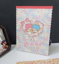 Bloco de notas Sanrio Hello Kitty 2002 Little Twin Stars 7”x 10” estacionário memorando Japão comprar usado  Enviando para Brazil
