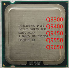 Processador Intel Core 2 Quad Q9300 Q9400 Q9450 Q9550 Q9650 soquete 775 CPU comprar usado  Enviando para Brazil