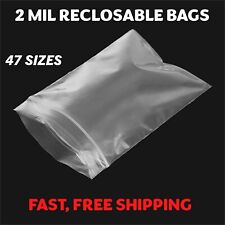 Clear reclosable zip for sale  Fontana