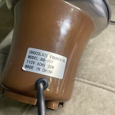 Fonte elétrica de fondue de chocolate para peças que não funcionam comprar usado  Enviando para Brazil