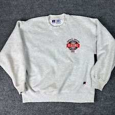 Vintage Russell Crewneck Sweatshirt Mens L Reading Famous Anthracite Safety Coal for sale  Shipping to South Africa