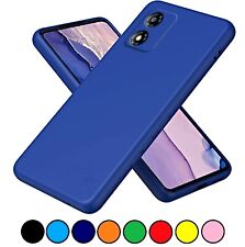 Usado, COVER PER MOTOROLA MOTO E13 CUSTODIA COLORATA POSTERIORE IN SILICONE TPU + VETRO segunda mano  Embacar hacia Argentina