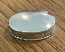 Silver hallmarked pill for sale  BRIGHTON