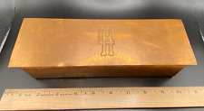 Vtg. Arts & Crafts Handmade Copper box Writing box Mono. "LH" on lid for sale  Shipping to South Africa