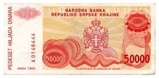 Croazia banconota 50.000 usato  Vittorio Veneto