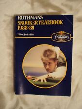 Rothmans snooker yearbook for sale  BARNET