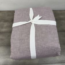 Pottery Barn Belgian Flax Linen Duvet Cover Full/Queen Fig NWOT for sale  Shipping to South Africa